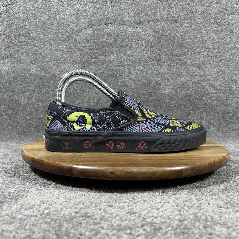 Vans Slip On The Nightmare Before Christmas Women’s Sz 8 Oogie Boogie Shoes Used